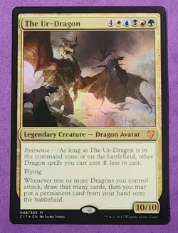 MTG Magic The Gathering - The Ur-Dragon - Commander 2017 [FOIL] NM Mythic - Image 1