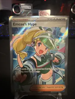 Emcee's Hype 220/182 Sv10: Destined Rivals Full Art Trainer Pokemon - Image 1