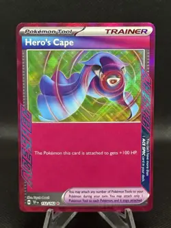 Hero's Cape 152/162 - Temporal Forces - Ace Spec - Pokemon Card TCG - Image 1
