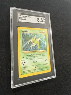 Pokemon Scyther Holo 10/64 from Jungle Unlimited in a SGC 8.5! - Image 2
