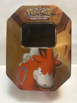 Vintage Collectible Pokemon TCG Tin featuring Camerupt 2007 Rare Fast Shipping 820650131349 - Image 1