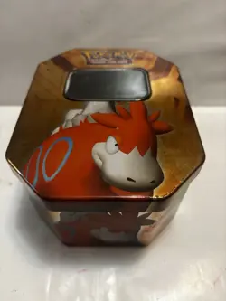 Vintage Collectible Pokemon TCG Tin featuring Camerupt 2007 Rare Fast Shipping 820650131349 - Image 4