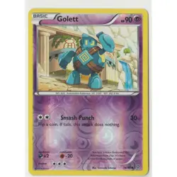 Pokemon Golett Ancient Origins 34/98 Common EN Reverse Holo - Image 1