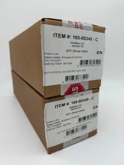 Lot of (2) Pokemon TCG SV02 Paldea Evolved Booster 6-Box Case SEALED NEW - Image 1