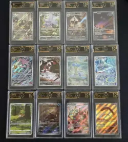 12 Lot OCD 10 Pokemon TCG Chinese Card AR Art Rare Lapras Veluza FI38 - Image 1