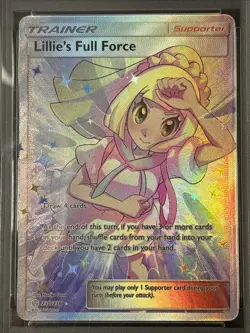2019 POKEMON SUN & MOON COSMIC ECLIPSE #230 FULL ART/LILLIE'S FULL FORCE PSA 10 - Image 2