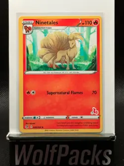 2021 Pokemon TCG - Ninetales 030/264 Uncommon Cinderace Stamped 7 NM - Image 1