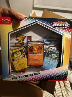 Pokemon Prismatic Evolutions Poster Collection Promo Box Factory Sealed Lot of 2 - Image 3
