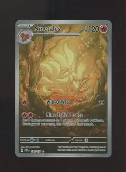 2023 Pokemon OBF EN Illustration Rare #199 Ninetales - Image 1