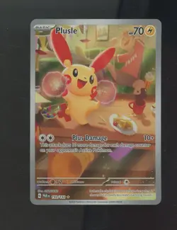 2023 Pokemon PAR EN Illustration Rare #193 Plusle - Image 1