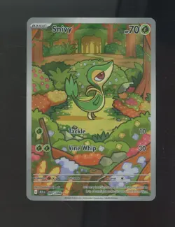 2025 Pokemon BLK EN Illustration Rare #087 Snivy - Image 1