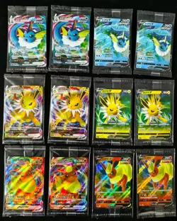 Vaporeon VMAX V Flareon Vmax V Jolteon VMAX V Sealed Pokemon Chinese Lot 12 NE40 - Image 1