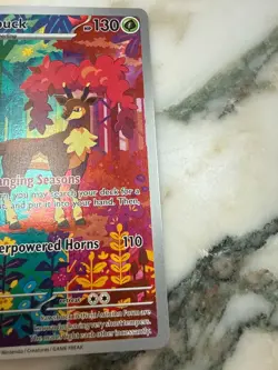 Sawsbuck 166/162 temporal forces Pokemon card mint condition - Image 2