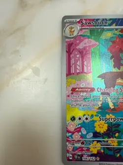 Sawsbuck 166/162 temporal forces Pokemon card mint condition - Image 3