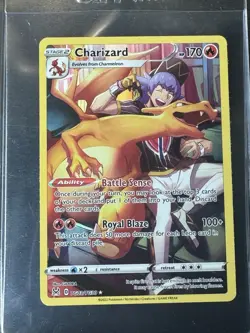 Pokemon Lost Origin Trainer Gallery Charizard TG03/TG30 Illustration Rare Holo - Image 1