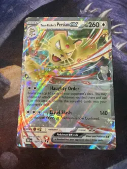 Team Rockets Persian EX 150/182 Double Rare Pokemon Destined Rivals NM/M Mint - Image 1