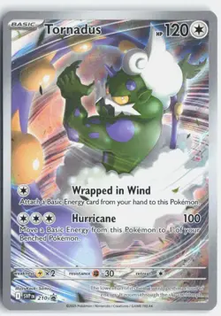 Tornadus 210 Holo Promo Scarlet & Violet Promo Pokemon Near Mint - Image 1