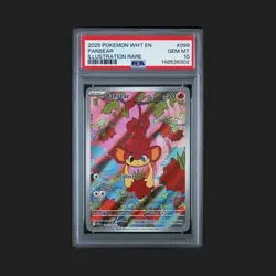 Pokemon Pansear Illustration Rare 099/086 Sv: White Flare Holo PSA 10 - Image 1