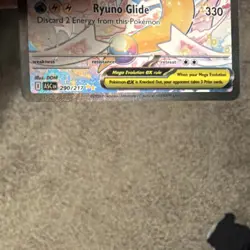 Pokemon Mega Dragonite EX Rare Full Art Holo Card 290/217 ASC EN - Image 3