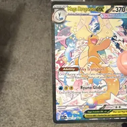 Pokemon Mega Dragonite EX Rare Full Art Holo Card 290/217 ASC EN - Image 4