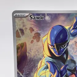 2025 Pokemon SV White Flare WHT EN Sawk Illustration Rare #130/086 - Image 2