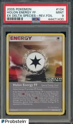 2005 Pokemon EX Delta Species Reverse Foil #104 Holon Energy FF PSA 9 - Image 1
