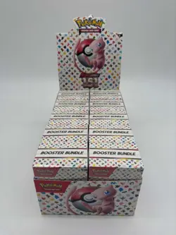 Lot of (10) Pokemon TCG 151 MEW EN Booster Bundle Boxes SEALED w/Display - Image 1