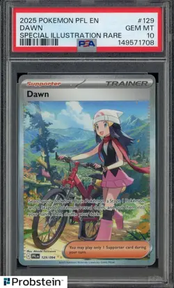 2025 Pokemon PFL EN Special Illustration Rare #129 Dawn PSA 10 GEM MINT - Image 1