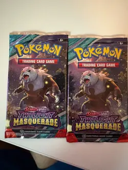 Pokemon TCG: Scarlet and Violet Twilight Masquerade Booster Packs X2 - Image 1