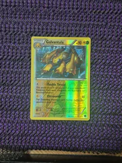 Pokemon TCG Galvantula Steam Siege 42/114 Rare Reverse Holo - Image 1