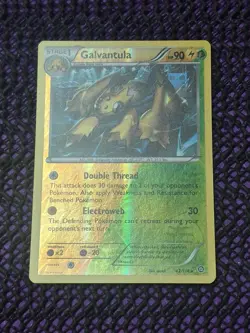 Pokemon TCG Galvantula Steam Siege 42/114 Rare Reverse Holo - Image 2