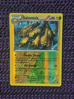 Pokemon TCG Galvantula Steam Siege 42/114 Rare Reverse Holo - Image 3