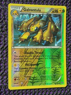 Pokemon TCG Galvantula Steam Siege 42/114 Rare Reverse Holo - Image 4