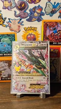 M Rayquaza EX 76/108 Celebrations: Classic Collection Holo Pokemon Near Mint - Image 1