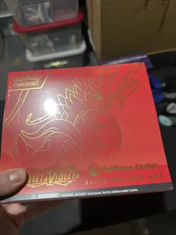Scarlet & Violet ETBs Pokemon Koraidon Red Pokemon Center - Image 1
