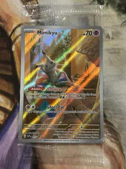Mimikyu Paldean Fates ETB Black Star Promo Pokemon SVP075 English - SEALED 🔥 - Image 1