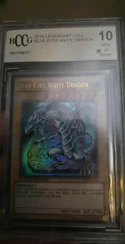 BLUE-EYES WHITE DRAGON * LIMITED EDITION HOLOGRAPHIC FOIL MINT CONDITION YUGIOH! - Image 3