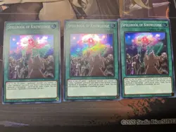 Yugioh 3X SPELLBOOK OF KNOWLEDGE SUPER RARE INCH-EN059 - Image 1