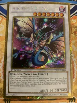 Yugioh Ancient Pixie Dragon PGLD-EN006 1st Edition NM - Image 1