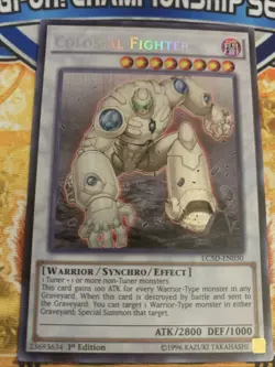 Yugioh Colossal Fighter LC5D-EN030 1st Edition NM - Image 1