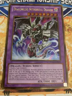 Yugioh Dragonecro Nethersoul Dragon PGLD-EN015 VLP - Image 1