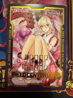 Red Blossoms from Underroot Duel Devastator Yugioh Field center - Image 1
