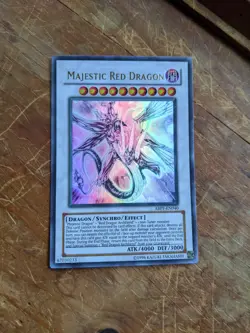 Yugioh Majestic Red Dragon ABPF-EN040 Altered Art Colourless Rare U-V-Oh! - Image 2