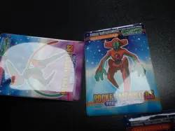Pokemon Bandai Promo Waterproof Bathroom Menko Card Shining Deoxys x3 SET #23 - Image 4