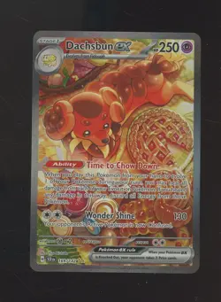 2024 Pokemon SCR EN Special Illustration Rare #169 Dachsbun ex - Image 1
