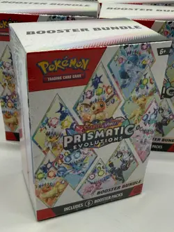 Lot of (30) Pokemon TCG Prismatic Evolutions Booster Bundle Boxes SEALED - Image 2