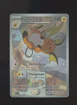 2023 Pokemon PAL EN Illustration Rare #211 Raichu - Image 1
