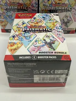 Lot of (12) Pokemon TCG Prismatic Evolutions Booster Bundle Boxes SEALED - Image 5
