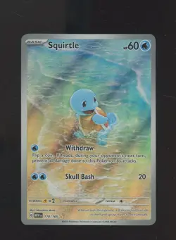 2023 Pokemon MEW EN Special Illustration Rare #170 Squirtle - Image 1