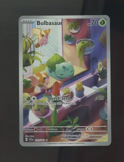 2024 Pokemon SCR EN Illustration Rare #143 Bulbasaur - Image 1